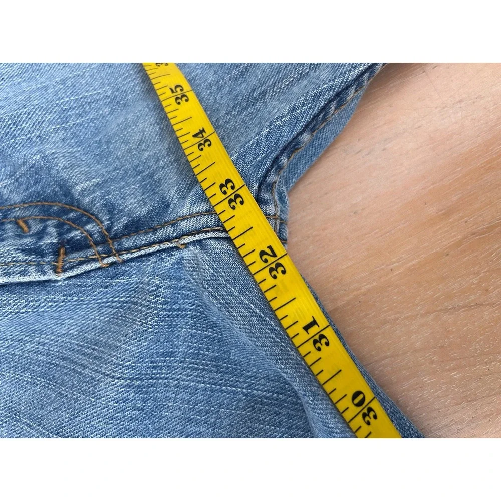 Levis 559 Relaxed Straight Jeans Mens 34x32 Blue‎ Medium Wash Denim 559-0210